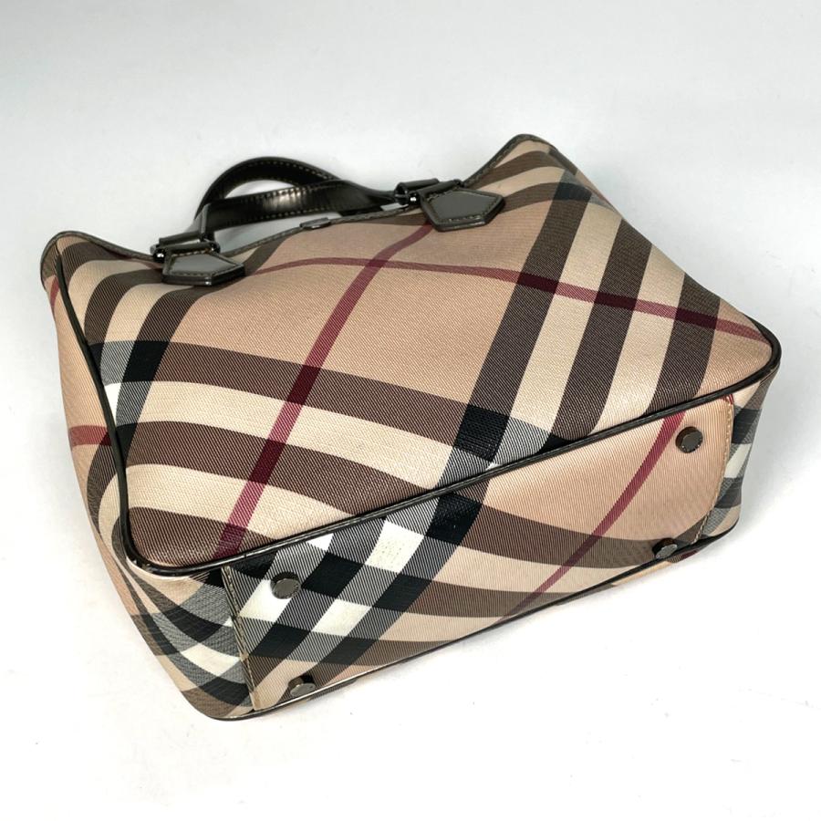 BURBERRY バーバリー ハンドバッグ ノバチェック トート ベージュ 