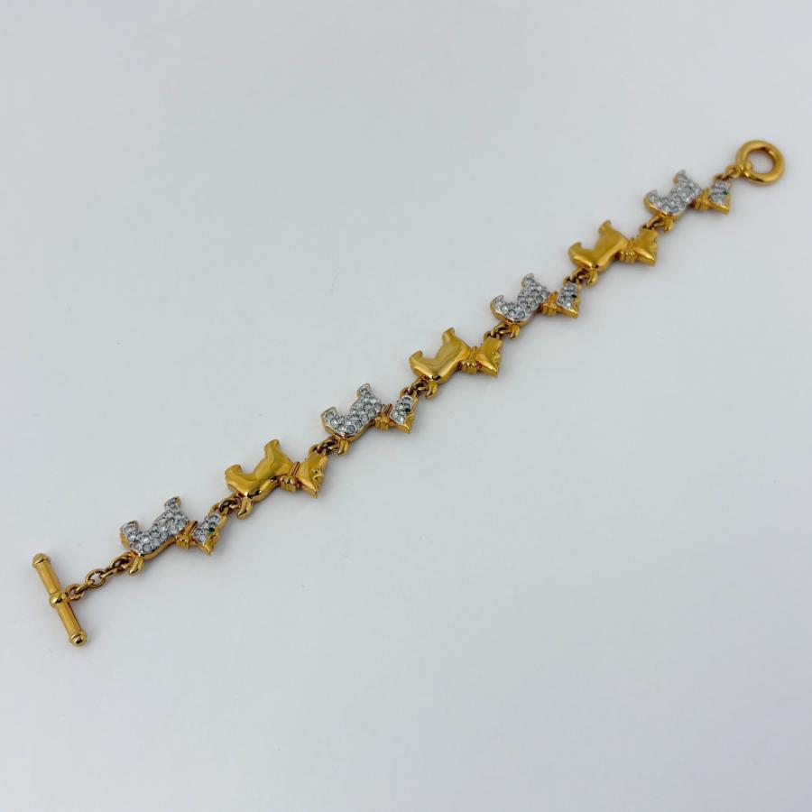 SWAROVSKI（スワロフスキー） クリスタル ブレスレット ドッグ 犬 腕輪