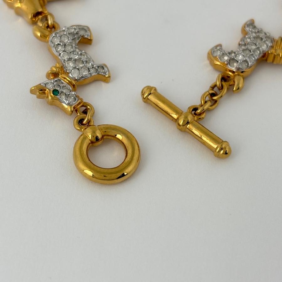 SWAROVSKI（スワロフスキー） クリスタル ブレスレット ドッグ 犬 腕輪