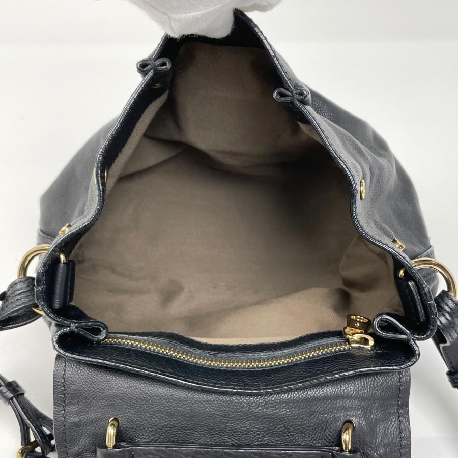 Chloe（クロエ） エルシー ハンドバッグ 2WAY レザー ブラック 