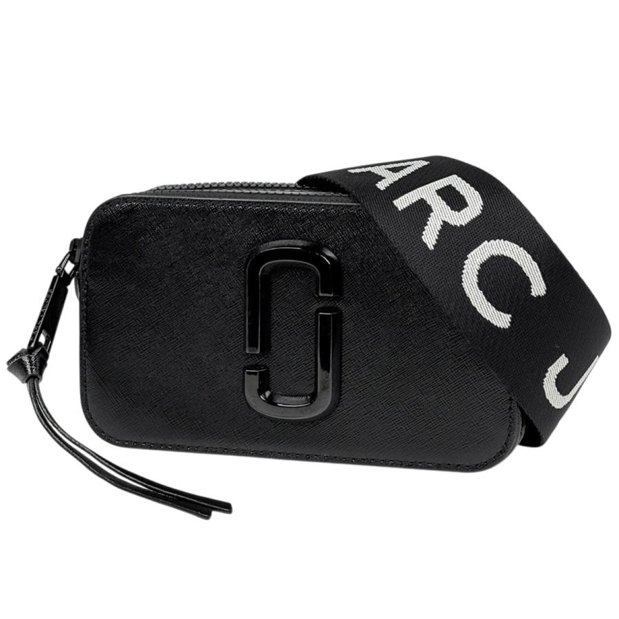 マークジェイコブス MARC JACOBS ザ スナップショット DTM ショルダーバッグ レザー ブラック M0014867 レディース 中古 在庫一掃