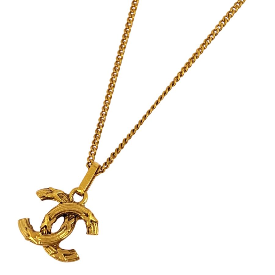 CHANEL（シャネル） ココマーク ネックレス CC ペンダント GP ゴールド 