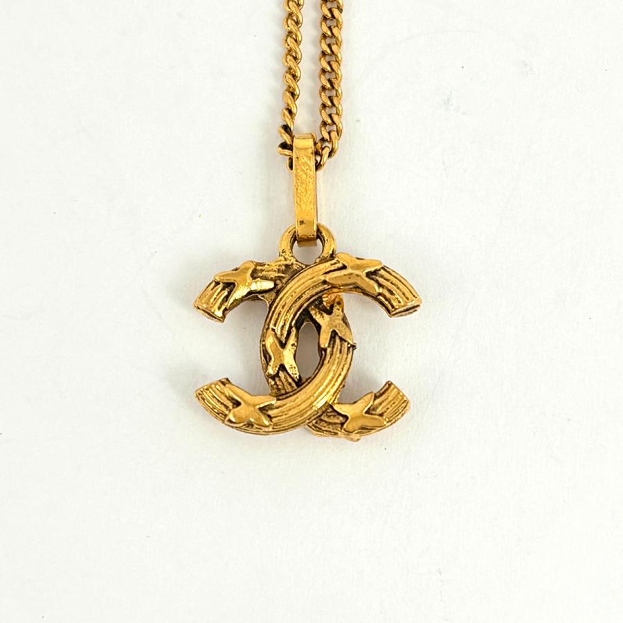 CHANEL（シャネル） ココマーク ネックレス CC ペンダント GP ゴールド 