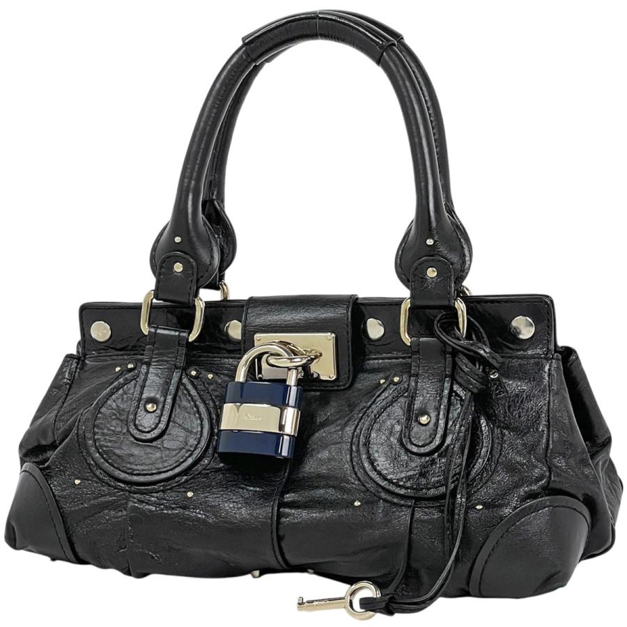 Chloe（クロエ） パディントン ハンドバッグ レザー ブラック 
