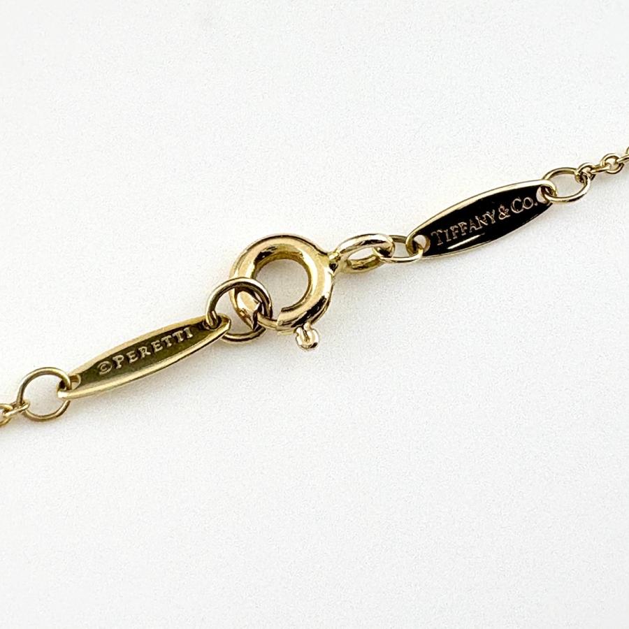 【極美品】ティファニー　バイザヤード　イエローゴールド　ネックレス TIFFANY&Co.（ティファニー） バイザヤード ネックレス YG イエロー