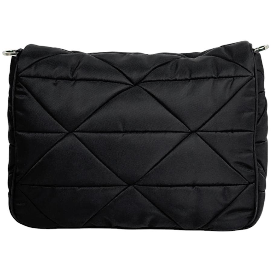 プラダ PRADA パデット リナイロン ショルダーバッグ Re-Nylon ロゴプレート ショルダーバッグ ナイロン ネロ(ブラック) 1BD290 レディース 中古_2