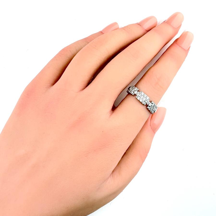 STAR JEWELRY（スタージュエリー） メレダイヤ デザインリング WG 