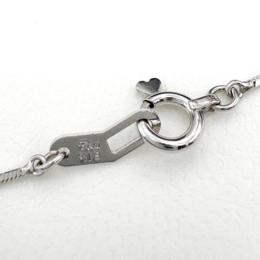 スタージュエリー STAR JEWELRY メレダイヤ デザインネックレス ペンダント ネックレス K18 ダイヤモンド レディース 中古_4