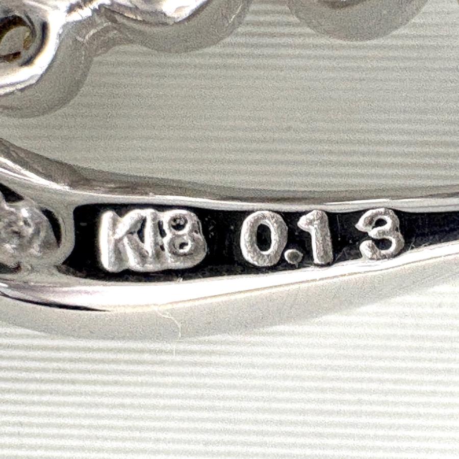 スタージュエリー STAR JEWELRY メレダイヤ デザインネックレス ペンダント ネックレス K18 ダイヤモンド レディース 中古_5