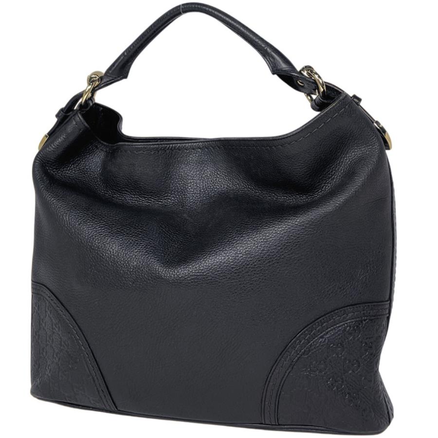 グッチ ショルダーバッグ シマライン GUCCI（グッチ） グッチシマ ショルダーバッグ シマレザー ブラック