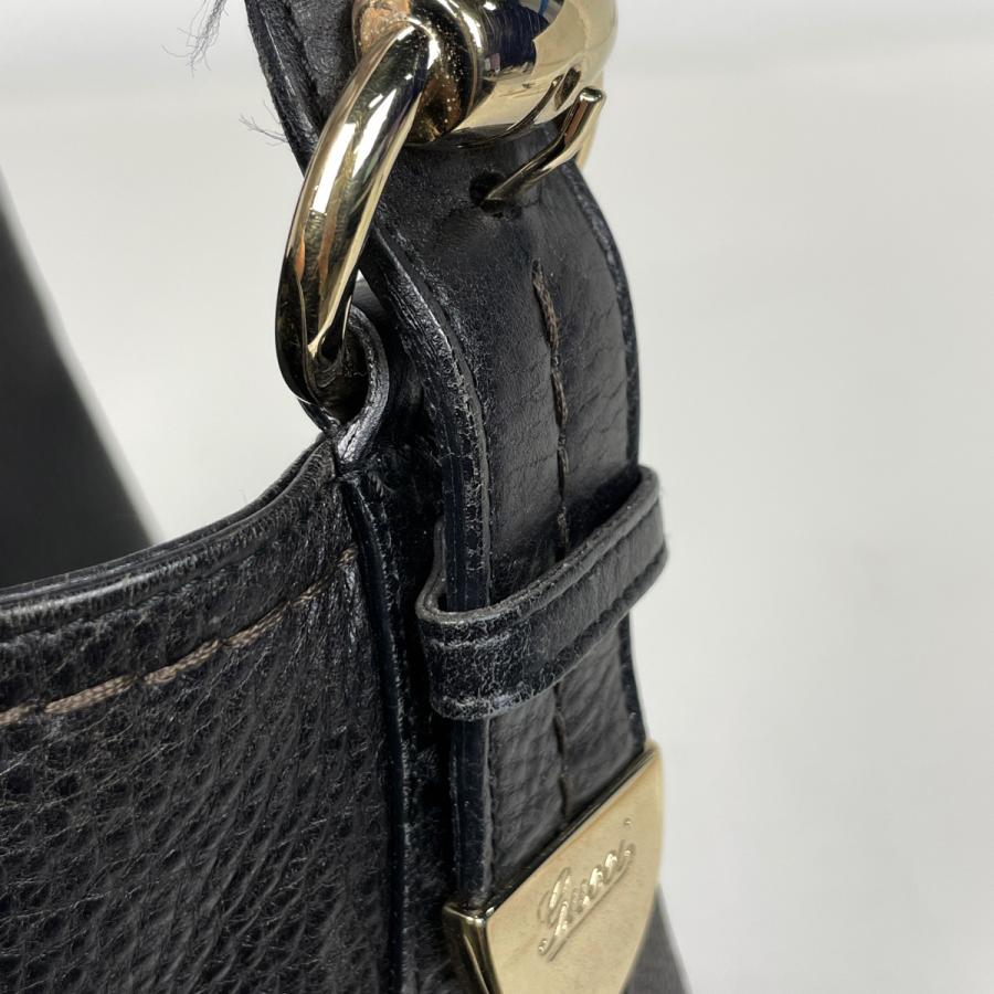 グッチ ショルダーバッグ シマライン GUCCI（グッチ） グッチシマ ショルダーバッグ シマレザー ブラック