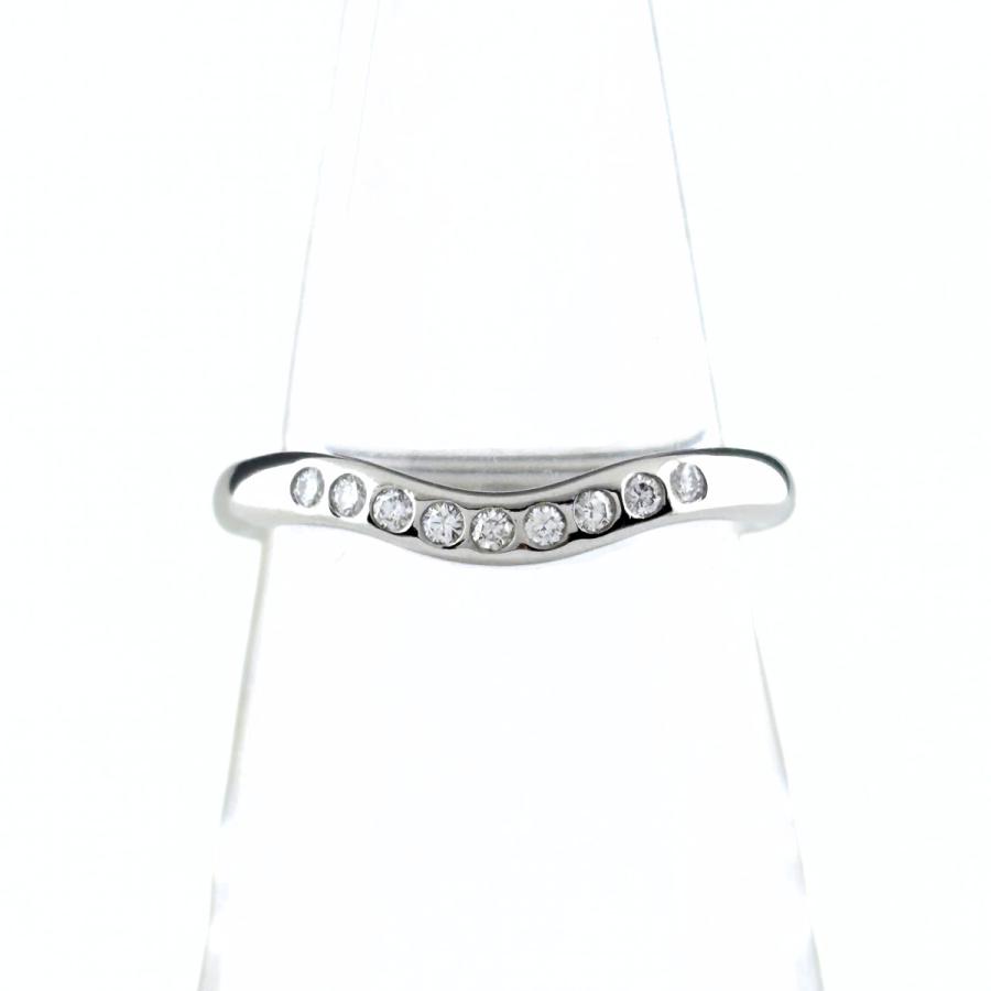 TIFFANY&Co.（ティファニー） カーブド バンドリング プラチナ 指輪 