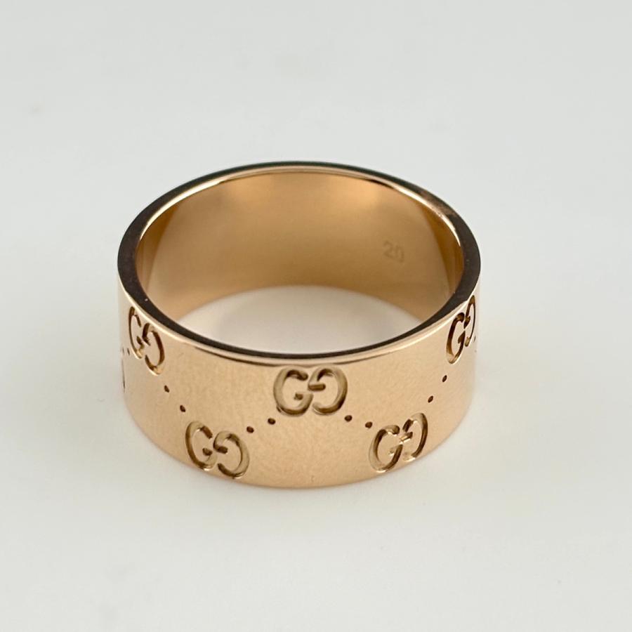 GUCCI（グッチ） アイコン リング PG ピンクゴールド 指輪 リング 19号