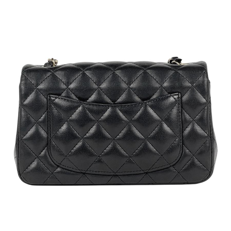 シャネル CHANEL マトラッセ シングルフラップ チェーン ショルダーバッグ ココマーク ショルダーバッグ レザー ブラック レディース 中古の画像