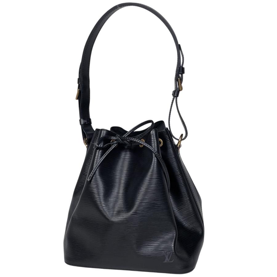 【中古】LOUIS VUITTON ルイヴィトン　エピ・ノエ　ショルダーバッグ　ノワール　 M59005　巾着バッグ＿s01＿s-0014-r01 ルイヴィトンノエ 14127 黒 ユニセックス エピレザー ショルダーバッグ