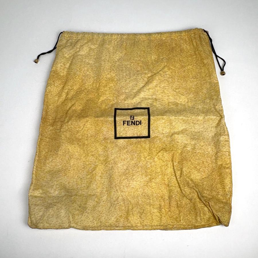 FENDI（フェンディ） ズッカ柄 ハンドバッグ キャンバス ブラウン