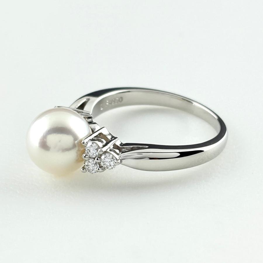 MIKIMOTO（ミキモト） パール デザインリング プラチナ 指輪
