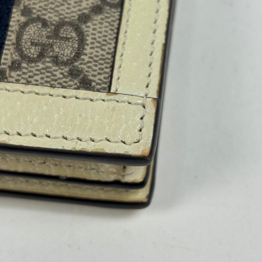 GUCCI（グッチ） GUCCI GG 二つ折り 財布 オフィディア シェリーライン