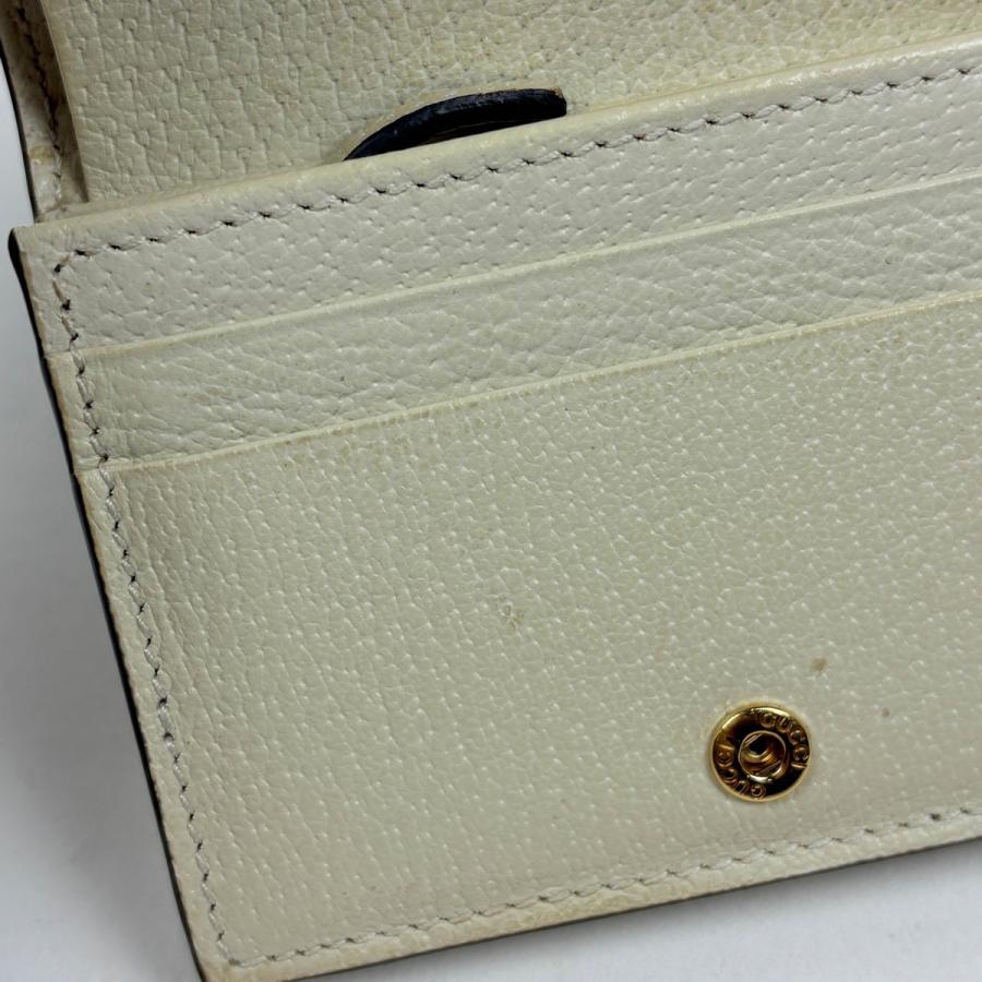 GUCCI（グッチ） GUCCI GG 二つ折り 財布 オフィディア シェリーライン