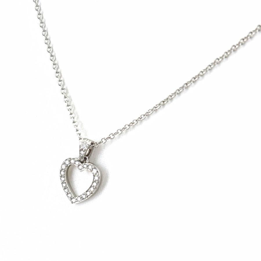 ティファニー　ネックレス　メトロハート TIFFANY&Co.（ティファニー） メトロ ハート ネックレス プラチナ