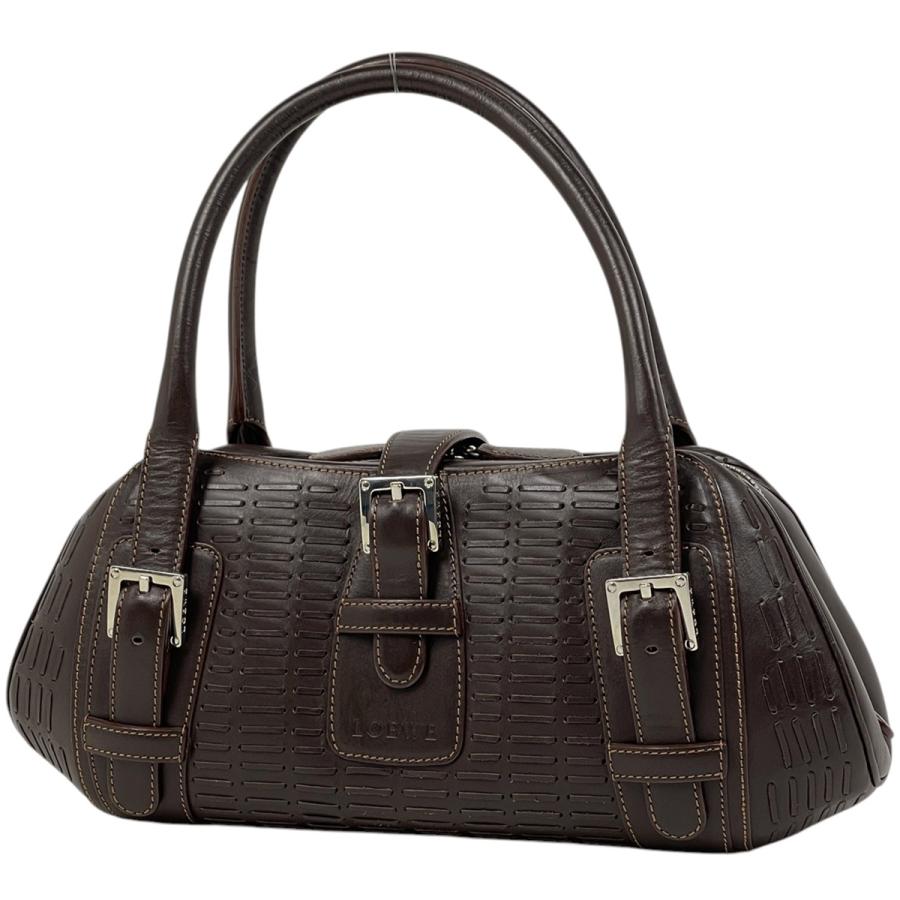 美品 LOEWE ロエベ センダ ハンドバッグ ワンショルダー レザー ブラウン LOEWE（ロエベ） センダ ハンドバッグ レザー ブラウン レディース