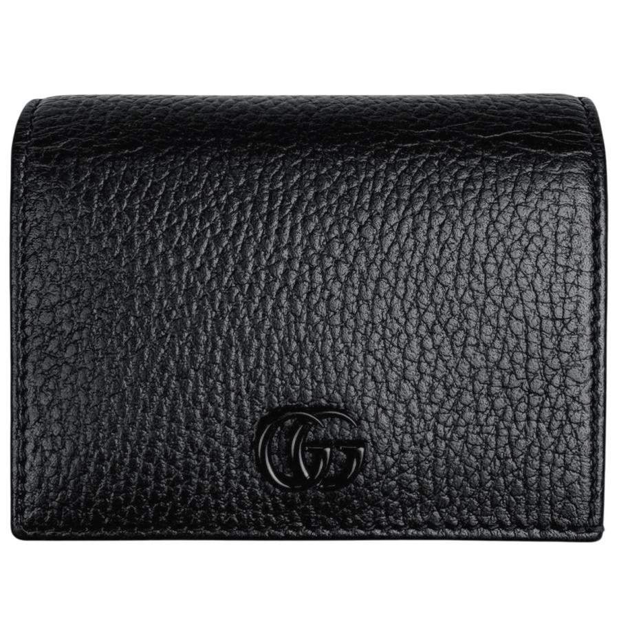GUCCI グッチ 二つ折り財布 CAO0G GG ダブルG マーモントミニ 25新作 グッチ GGマーモント ダブルG ウォレット レザー 財布 (GUCCI