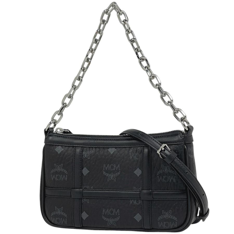 エム・シー・エム MCM ロゴグラム チェーン ハンドバッグ 2WAY 