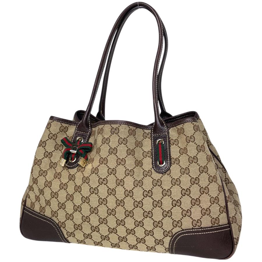 GUCCI（グッチ） プリンシー トートバッグ GG柄 GGキャンバス ベージュ