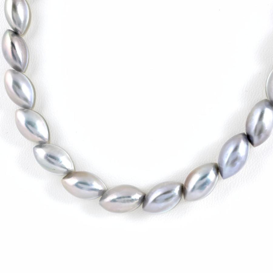 タサキ TASAKI パール デザインネックレス シルバー 真珠 ネックレス 