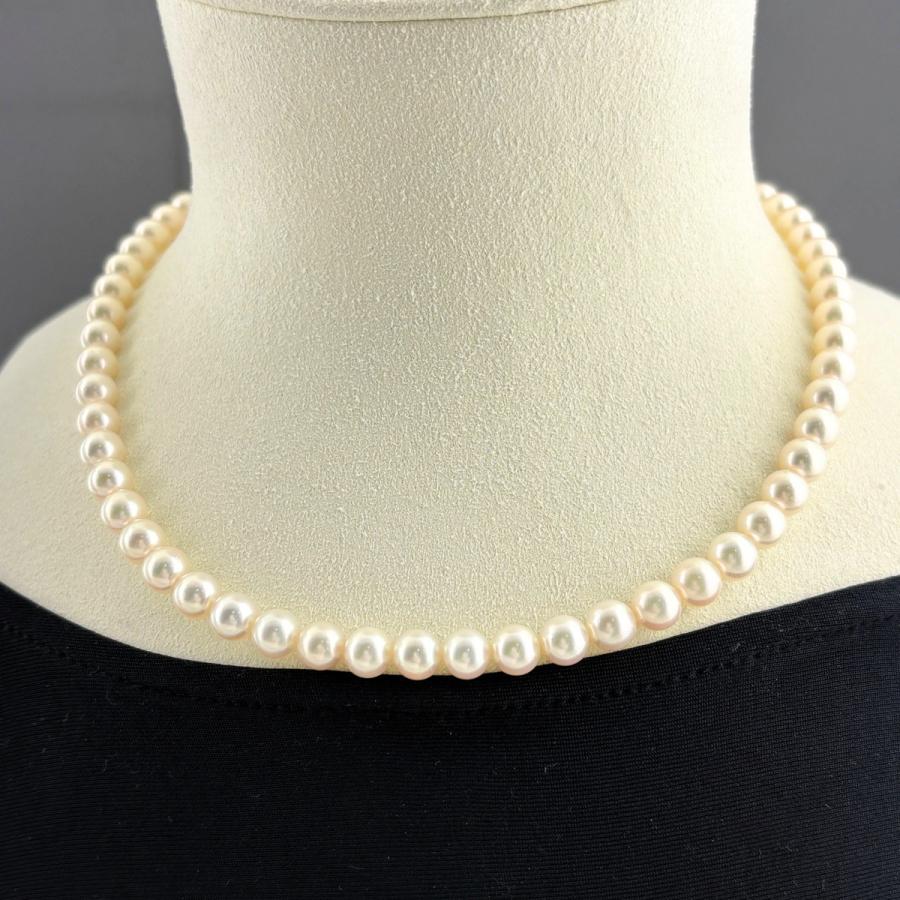 MIKIMOTO（ミキモト） パール デザインネックレス silver シルバー