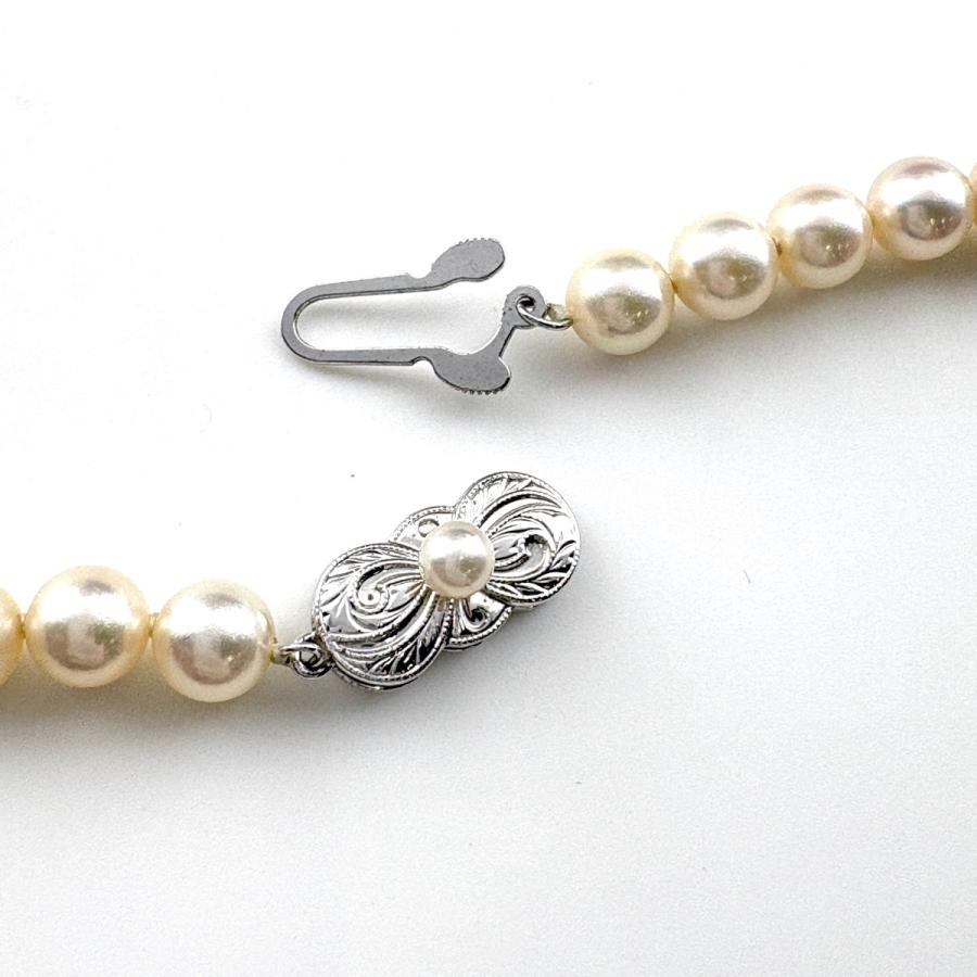 MIKIMOTO（ミキモト） パール デザインネックレス silver シルバー