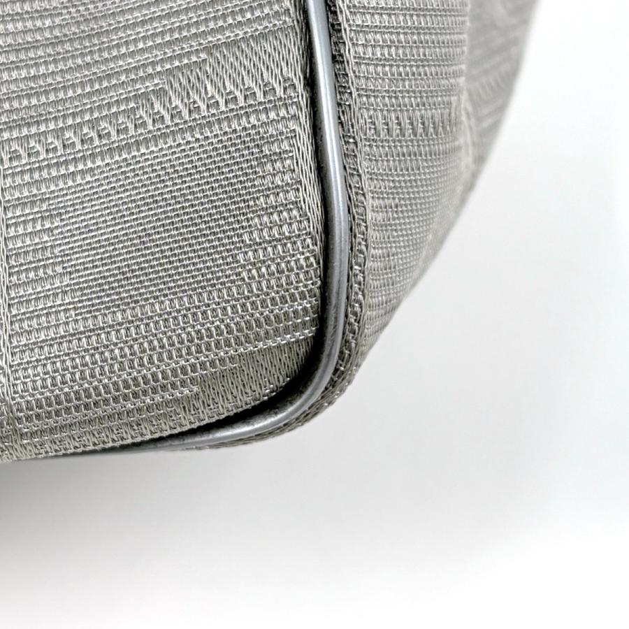 シャネル CHANEL ニュートラベルライン トートPM ココマーク ハンドバッグ ナイロンジャガード グレー A20457 8****** レディース 中古の画像