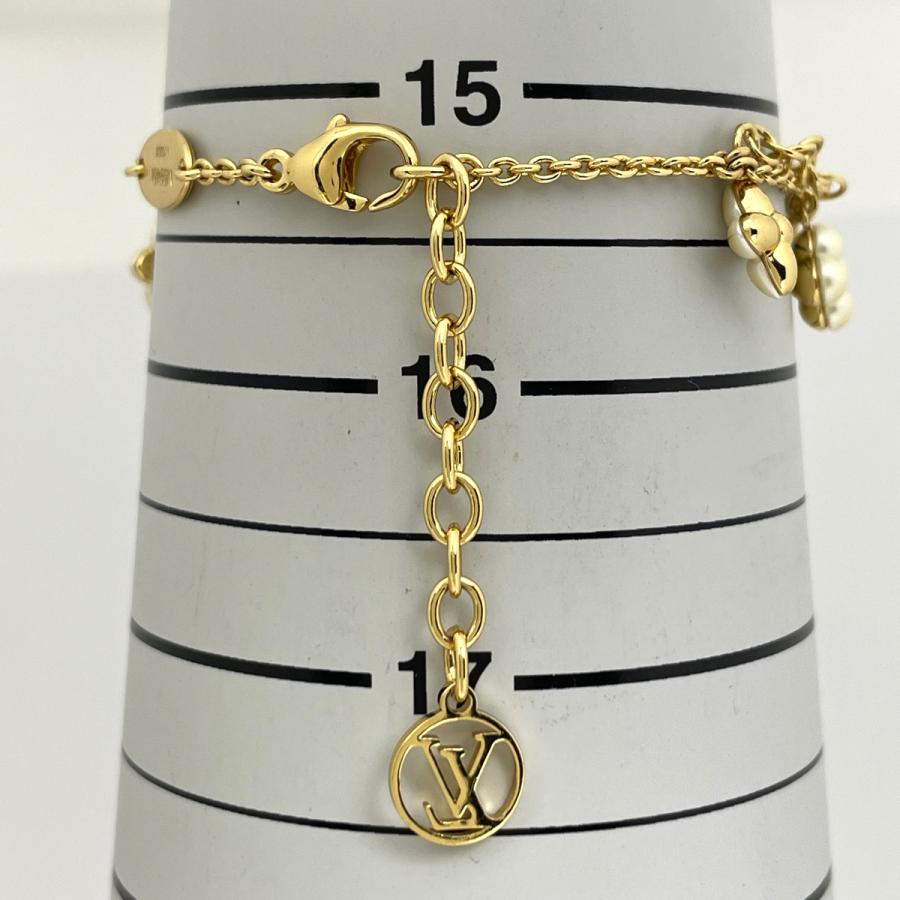 【未使用に近い・現行品】ルイヴィトン ブレスレット LV フローラグラム LOUIS VUITTON（ルイ・ヴィトン） ブレスレット LV フローラグラム GP
