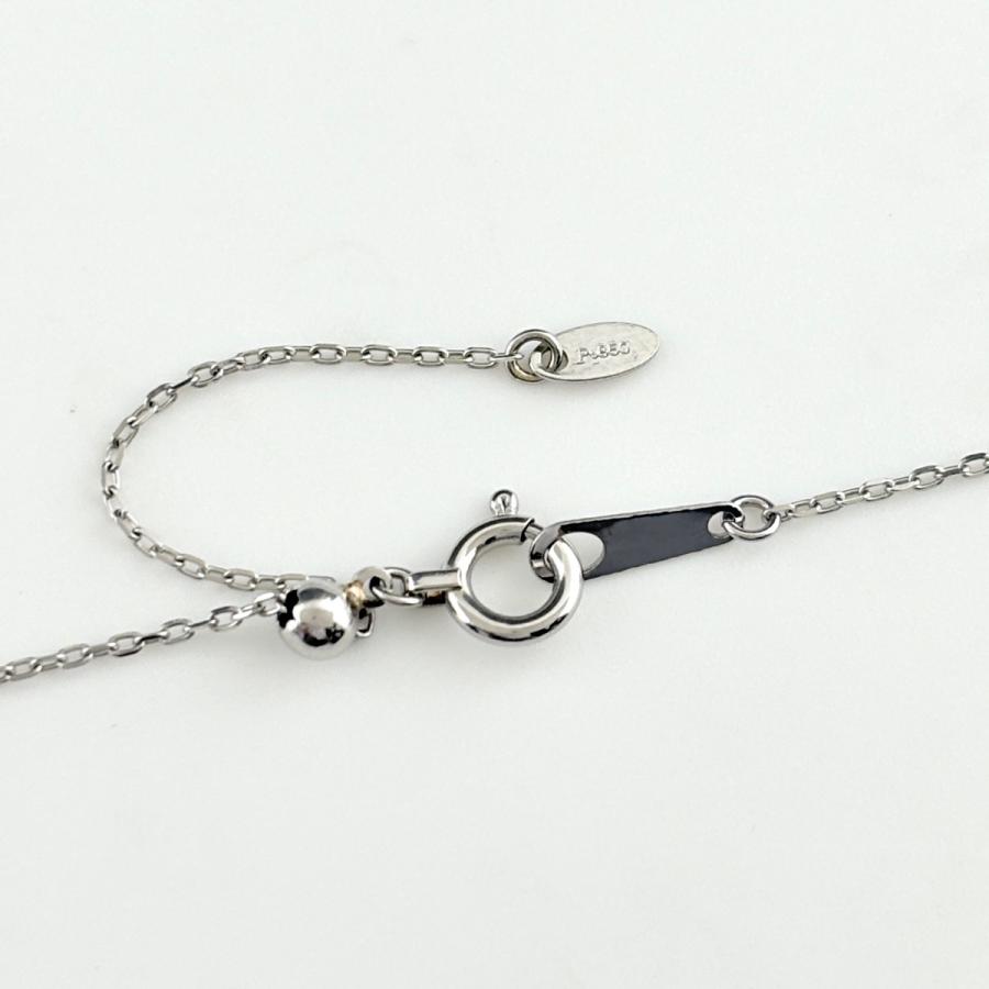 メレダイヤ デザインネックレス プラチナ ペンダント ネックレス Pt900 Pt850 ダイヤモンド レディース 中古_4