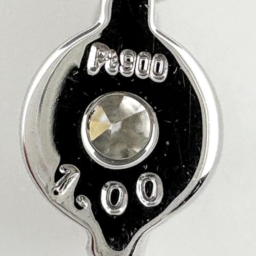 メレダイヤ デザインネックレス プラチナ ペンダント ネックレス Pt900 Pt850 ダイヤモンド レディース 中古_5