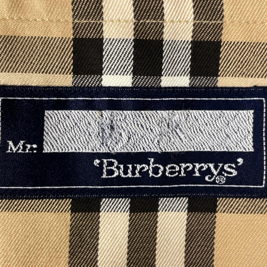 バーバリーズ Burberrys ステンカラーコート トレンチ 裏チェック
