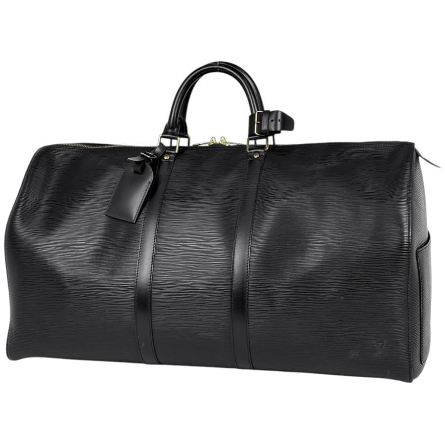 美品 LOUIS VUITTON エピ キーポル 50 ボストンバッグ ノワール LOUIS VUITTON（ルイ・ヴィトン） キーポル55 ボストンバッグ エピ