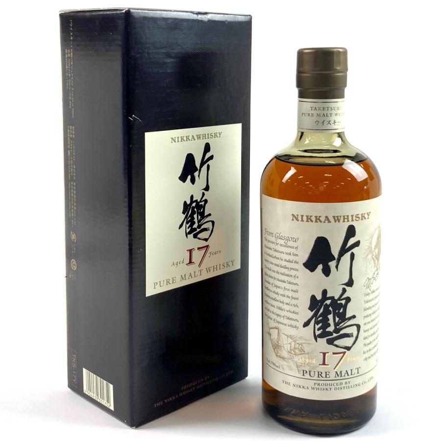 東京都内限定お届け ニッカ NIKKA 竹鶴 17年 ピュアモルト 旧ボトル 