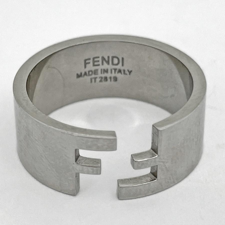 FENDI（フェンディ） FENDI FFリング ズッカロゴ リング 16号 メタル