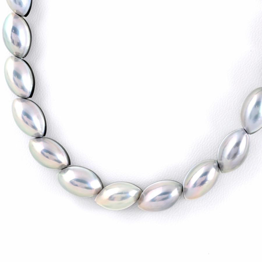 タサキ TASAKI マベパール ネックレス シルバー 真珠 SV パール 