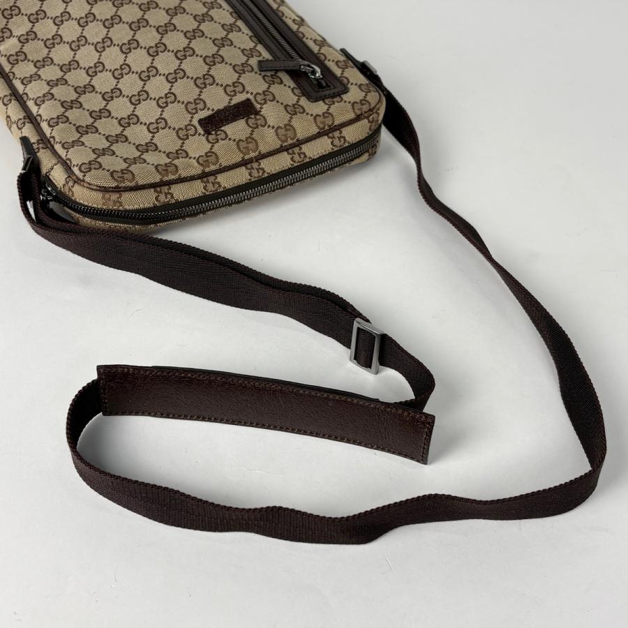 GUCCI（グッチ） GUCCI GG柄 ショルダーバッグ GGキャンバス ブラウン 