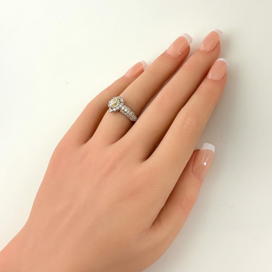 ダイヤモンド パヴェ リング Pt1000 1.50ct 6.1g 【公式通販】