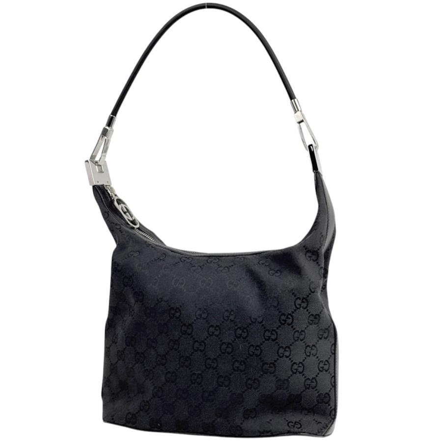 GUCCI（グッチ） ショルダーバッグ GG柄 GGキャンバス ブラック