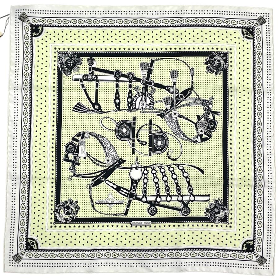 HERMES（エルメス） カレ55 HARNAIS DE COUR 宮廷の馬具 スカーフ 