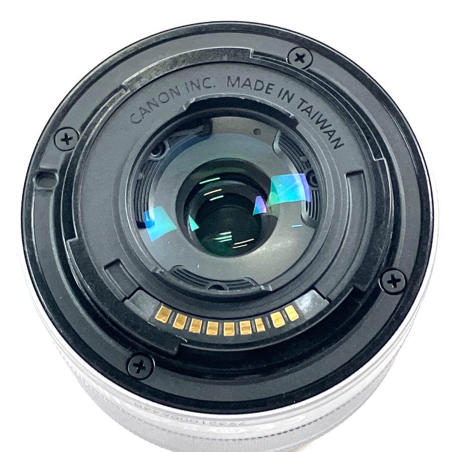 キヤノン Canon EOS Kiss M EF-M 15-45 IS STM レンズキット ホワイト デジタル ミラーレス 一眼カメラ 中古の画像