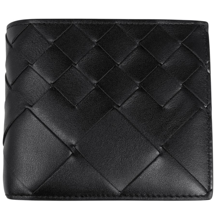 BOTTEGA VENETA イントレチャート レザー 二つ折り財布 中古品 ボッテガヴェネタ BOTTEGAVENETA イントレチャート 二つ折り 財布