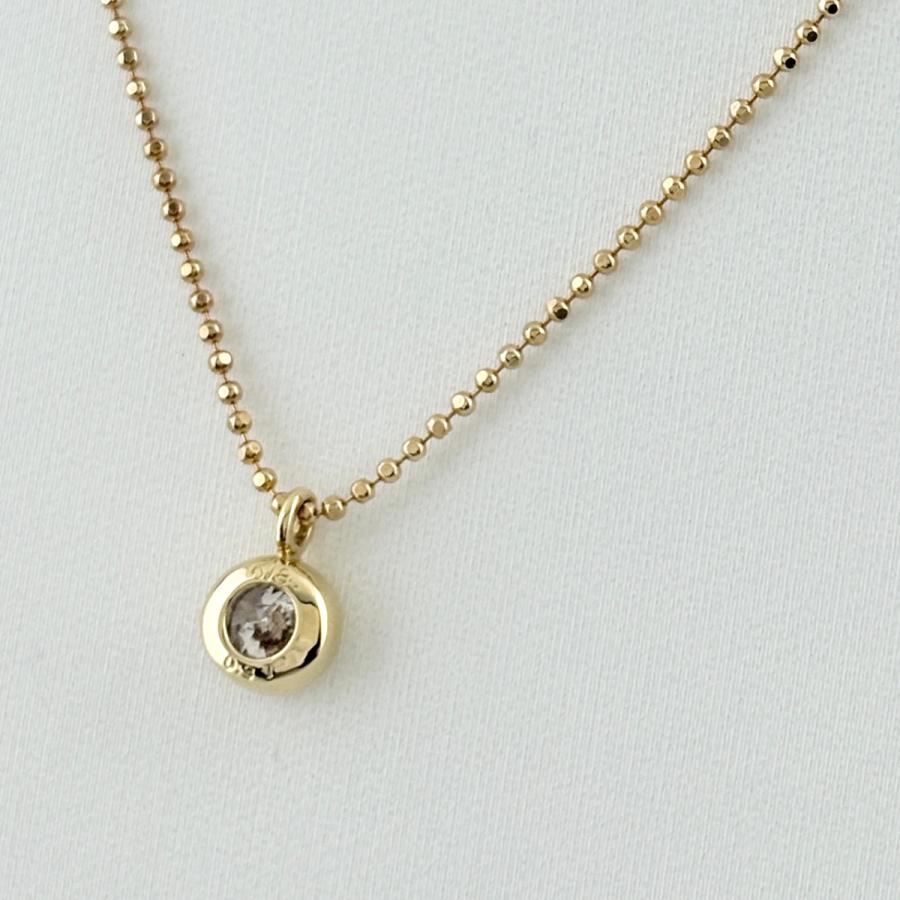 ダイヤモンド デザインネックレス YG イエローゴールド ペンダント ネックレス K18 ダイヤモンド レディース 中古_2