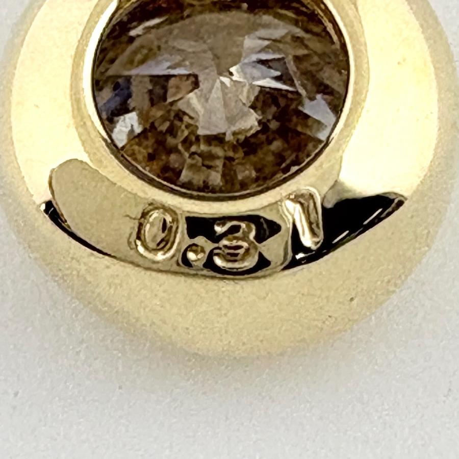 ダイヤモンド デザインネックレス YG イエローゴールド ペンダント ネックレス K18 ダイヤモンド レディース 中古_6
