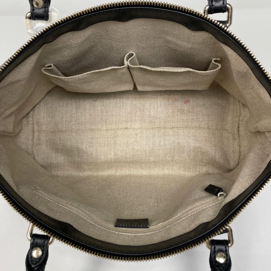 GUCCI グッチ シマレザー ハンドバッグ ブラック GUCCI（グッチ） マイクログッチ シマ ハンドバッグ シマレザー