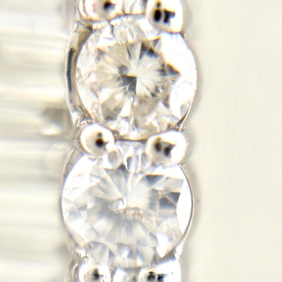 メレダイヤ デザインネックレス プラチナ ペンダント ネックレス Pt900 Pt850 ダイヤモンド レディース 中古_1